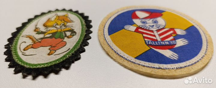 Нашивки: Тюлень Вигри Олимпиада 80 и кот СССР