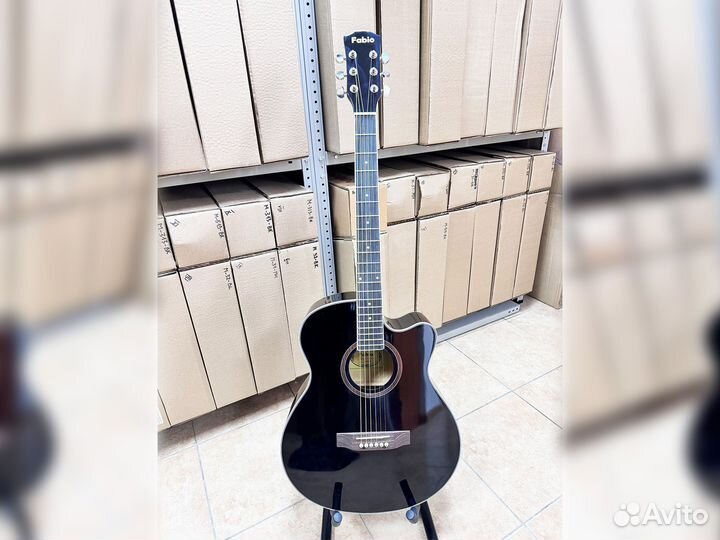 Гитара электроакустическая Fabio F4050E BK EQ