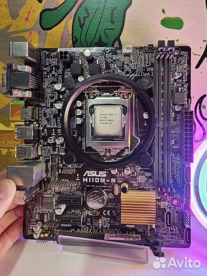 Материнская плата с процессором i3-6100