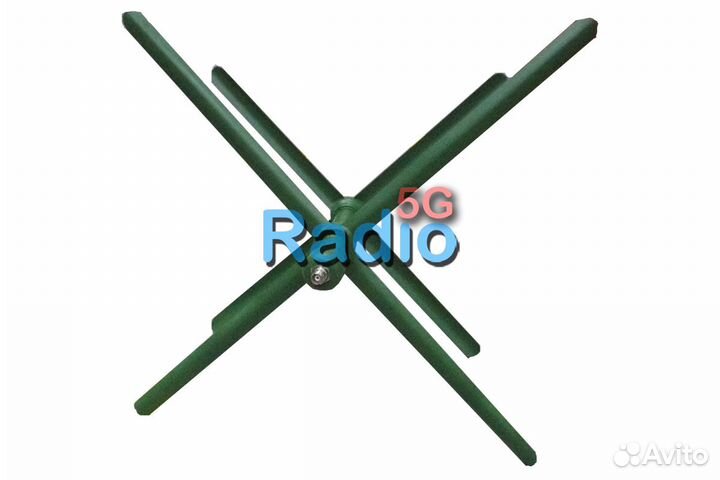 Антенна для раций на диапазон Satcom Крестик