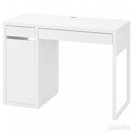 Стол письменный с ящиками икеа IKEA микке белый