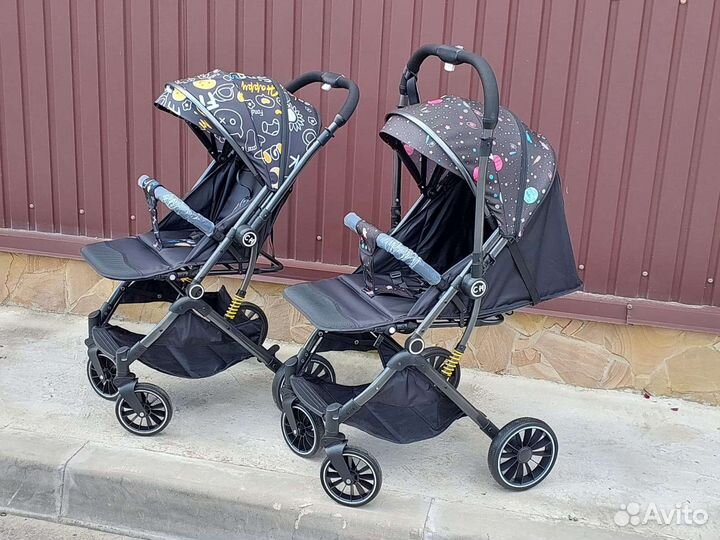 Коляска с перекидной ручкой Новая (цветные)