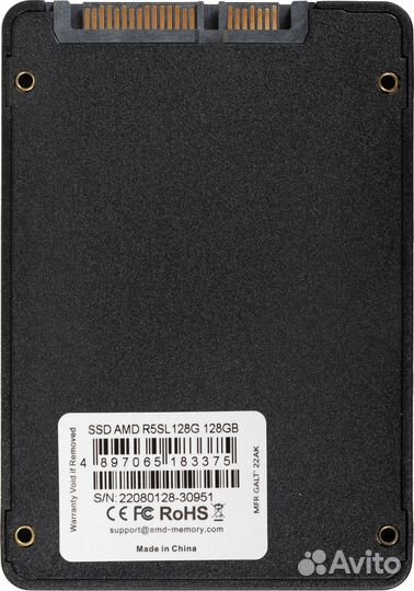 Накопитель SSD AMD sata-III 128GB R5SL128G Radeon