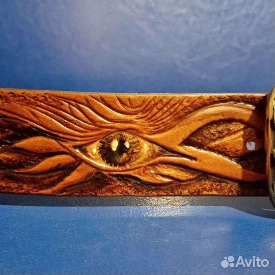 Ремень мужской кожаный новый