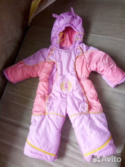 Комбинезон-трансформер для девочки 0-24 мес