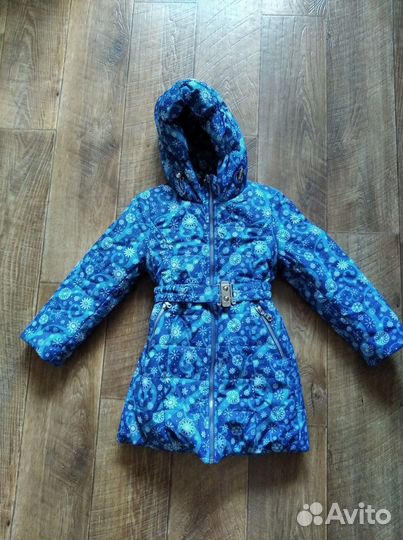 Зимнее пальто для девочки 116