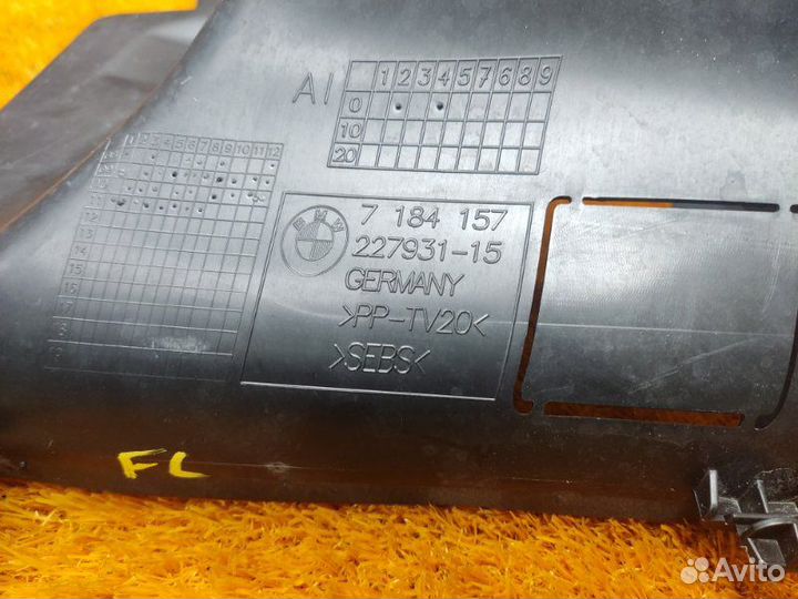 Воздуховод радиатора левый Bmw 7-Series F01 N63B44