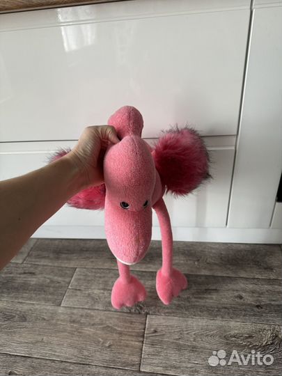 Игрушка мягкая фламинго