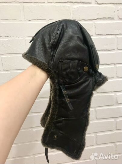 Шапка шлем зимний