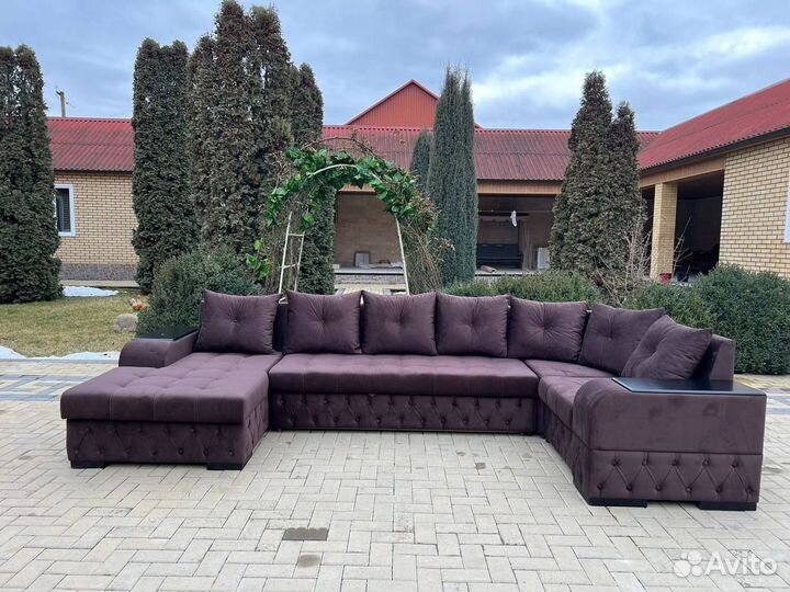 Большой угловой диван Грация