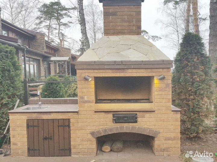 Барбекю, строительство барбекю печей