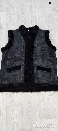 Жилетка из натуральной овчины