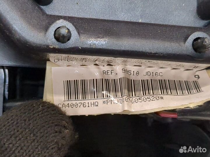 Подушка безопасности водителя Nissan Qashqai, 2007