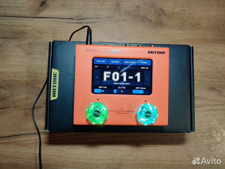 Гитарный процессор Hotone Ampero mini