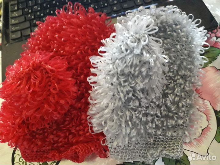 Мочалка варежка