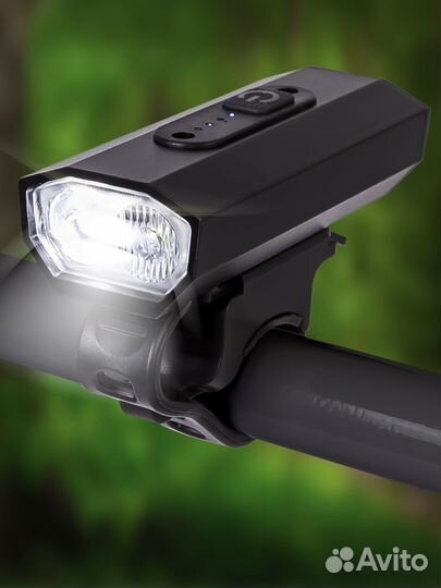 Светодиодный велосипедный аккумуляторный USB фонар