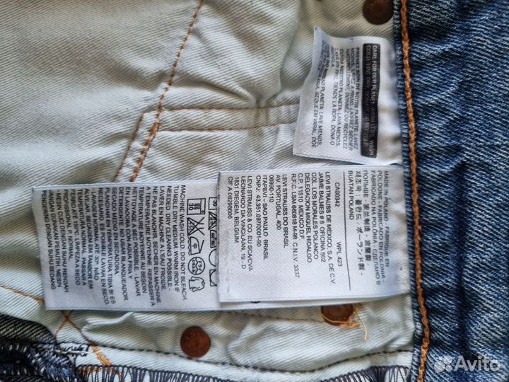 Джинсы мужские levis 504