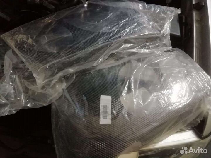 Защита фар на lend kruzer 100