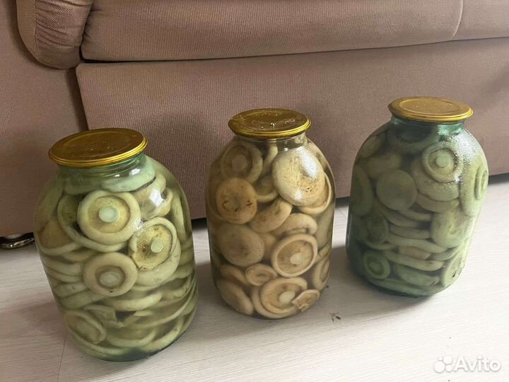 Маринованные грибы рыжики, маслята, опята