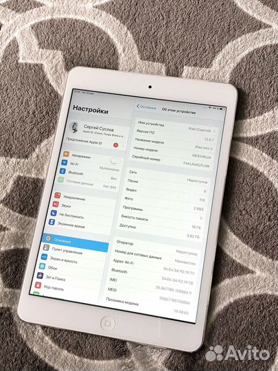 iPad mini 2 16gb cellular