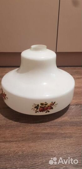 Люстра СССР молочное стекло.Ретро.Винтаж