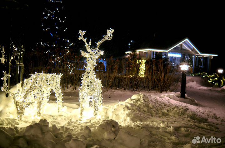 Новогодняя подсветка.Новогодние уличные фигуры