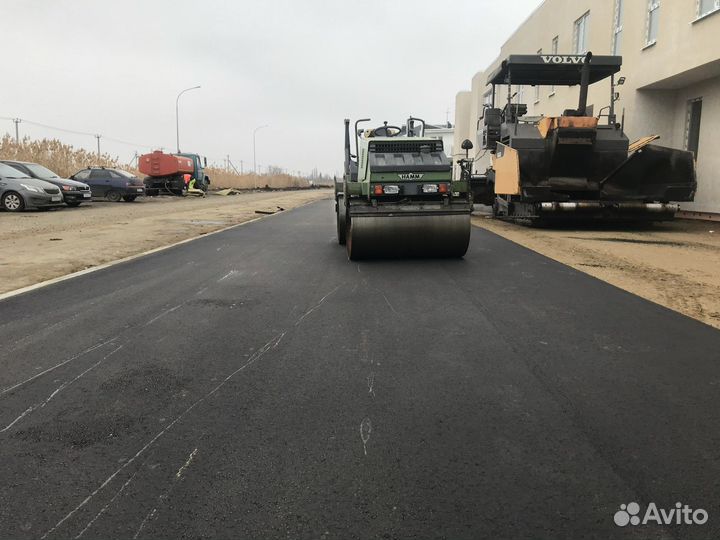 Укладка асфальта благоустройство асфальтирование