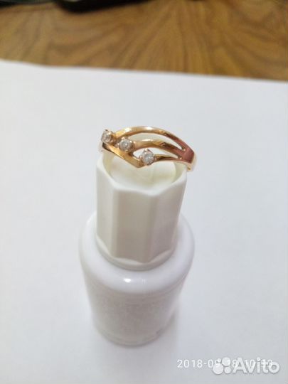 Кольцо золотое советское