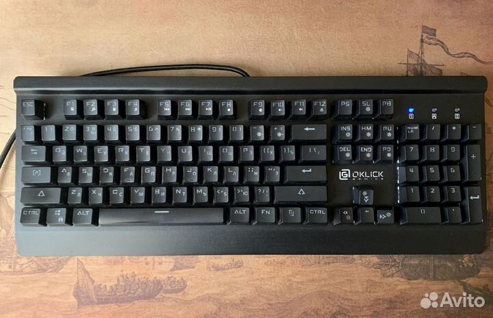 Клавиатура Oklick 920G iron edge