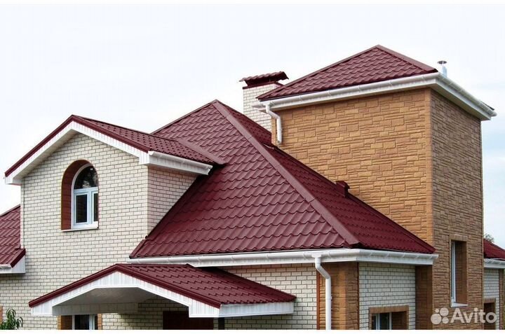 Металлочерепица Супермонтеррей для кровли RAL 3005