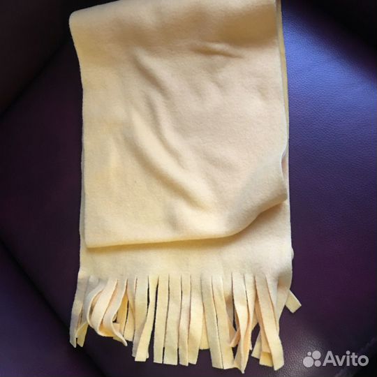 Детская шапочка с шарфом