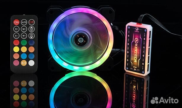 Вентилятор управляемый Argb 6pin LED кулер для кор