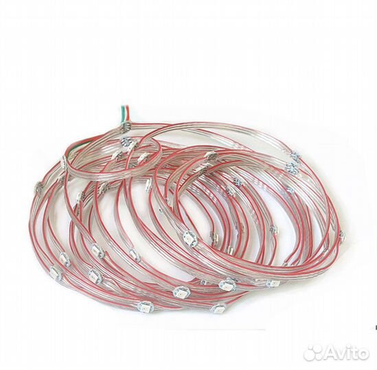 Адресная гирлянда WS2812b 50 led 5 метров