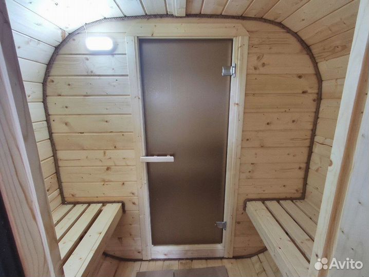 Баня-бочка квадро в наличии