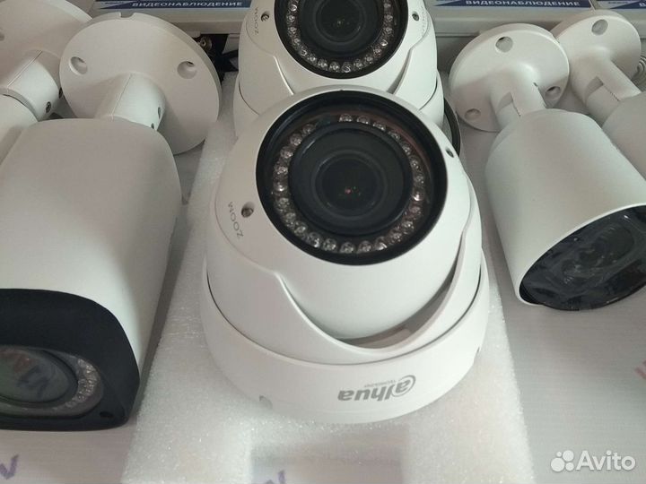 Видеонаблюдение Dahua 16 камер варио