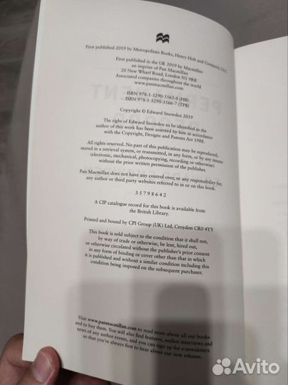 Permanent Record. Edward Snowden