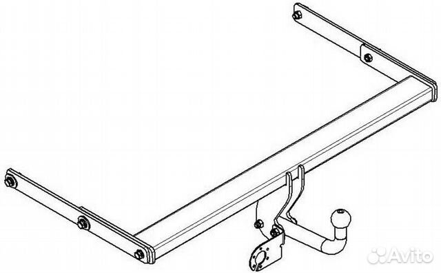 Фаркоп skoda super B (2008-2013) (AvtoS SK 06)