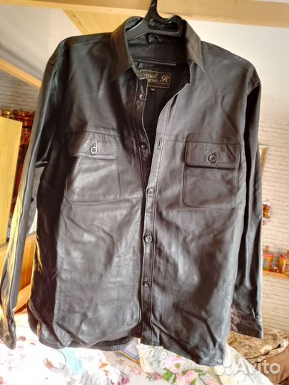 Кожаная рубашка