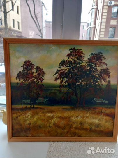 Картина маслом на холсте пейзаж