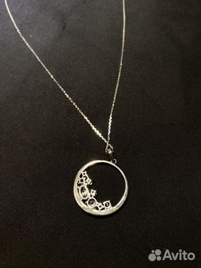 Серебряные подвески леска