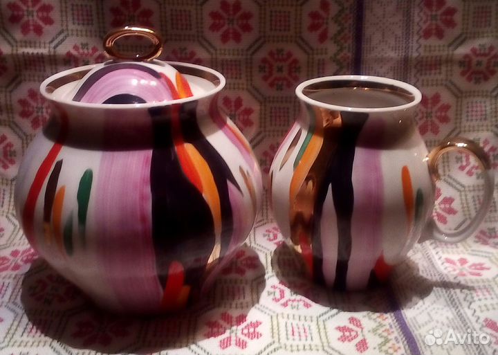 Фарфор Памяти Е.Гуро Вечер в саду лфз Дулево