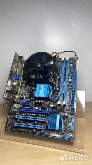 Материнская плата lga 775 + процессор