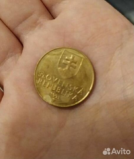 Монета Словацкая 93 г