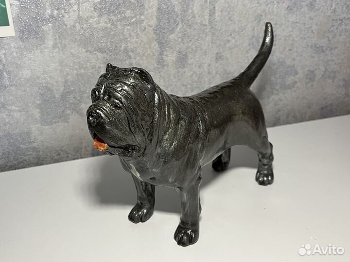 Керри-блю терьер, неаполитанские мастиффы (фаянс)