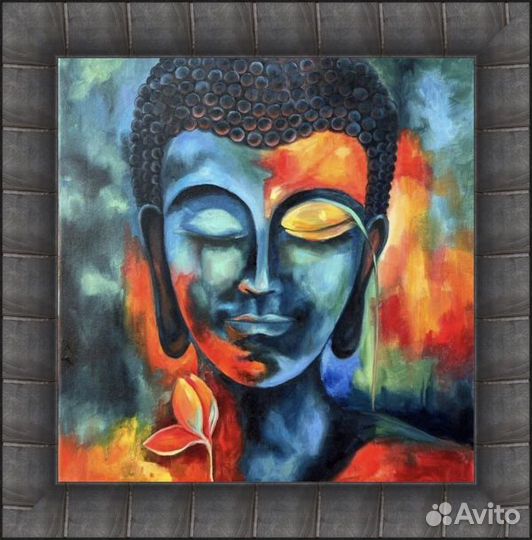 Картина маслом на холсте Будда