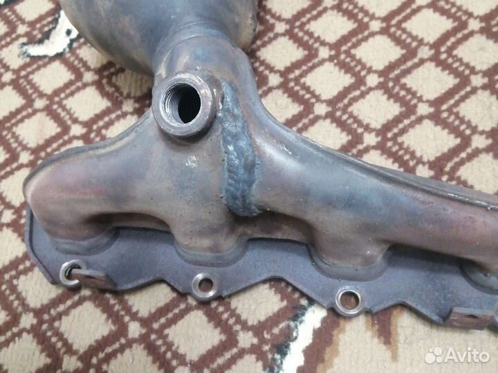 Выпускной коллектор на volkswagen polo