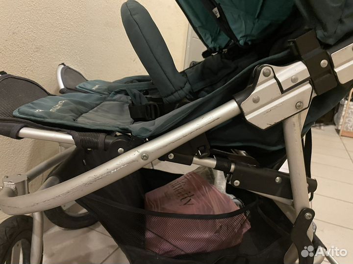 Коляска для двойни bumbleride indie twin 2в1