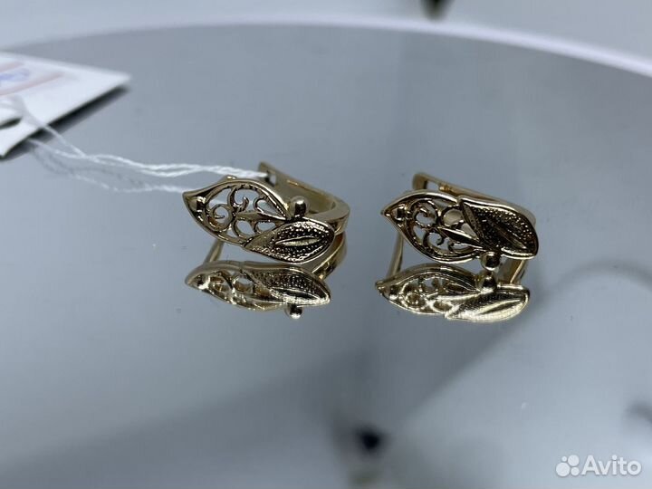 Золотые серьги