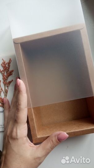 Коробка подарочная крафт