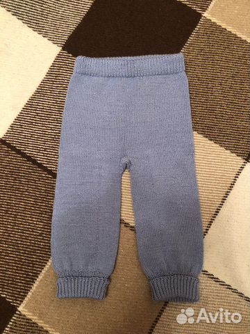 Вязаные детские штанишки